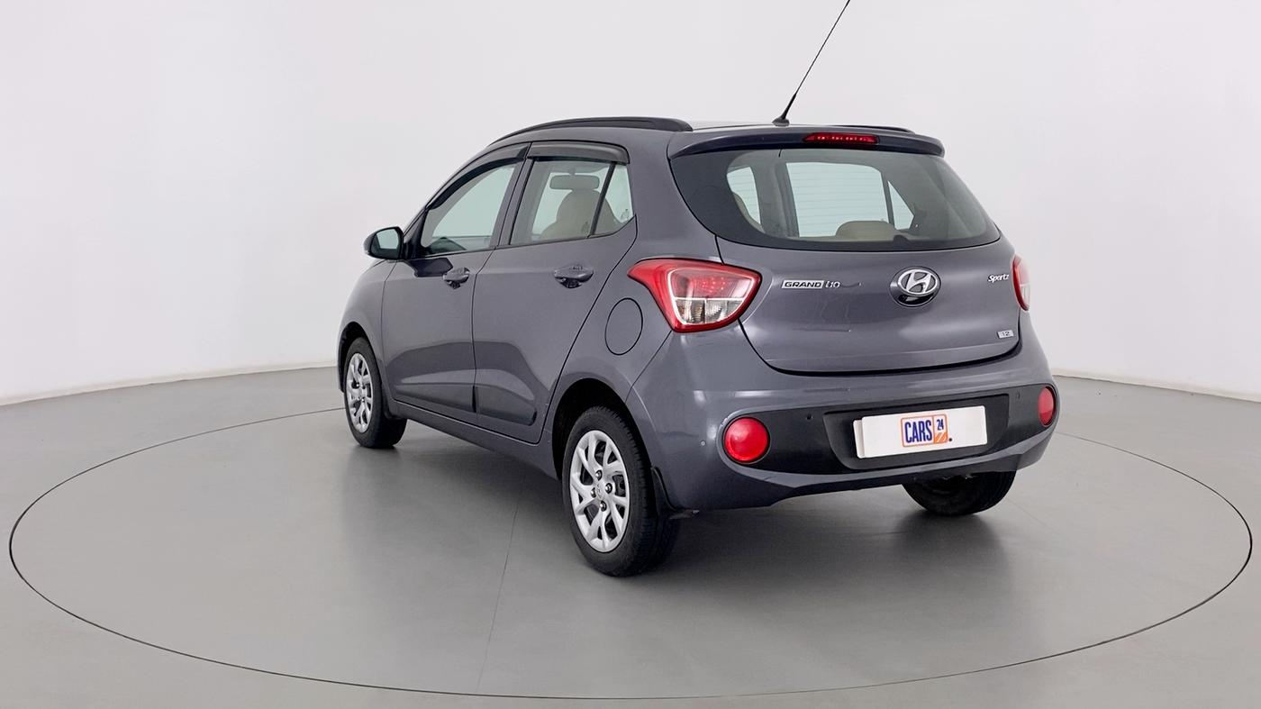 2017 Hyundai Grand i10 1.2 KAPPA SPORTZ (O), Petrol, Manual, 24,054 km, Left Back Diagonal