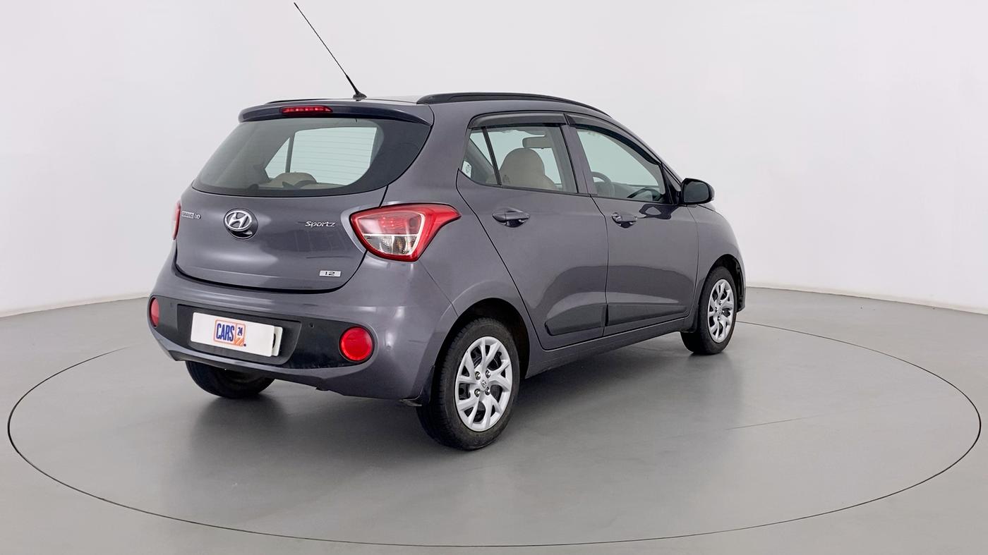 2017 Hyundai Grand i10 1.2 KAPPA SPORTZ (O), Petrol, Manual, 24,054 km, Right Back Diagonal