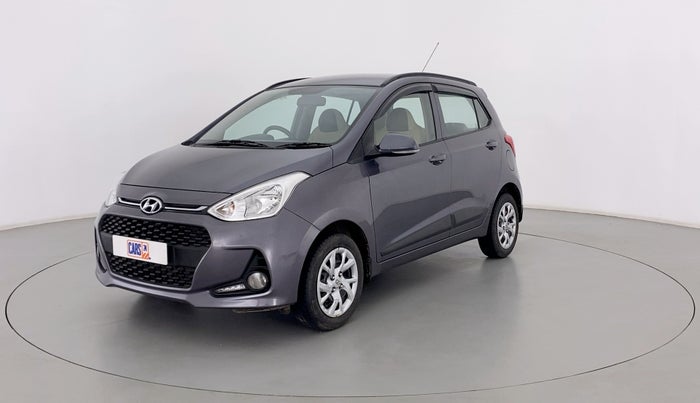 2017 Hyundai Grand i10 1.2 KAPPA SPORTZ (O), Petrol, Manual, 24,054 km, Left Front Diagonal