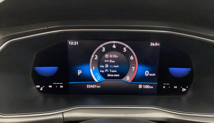 2022 Volkswagen TAIGUN TOPLINE 1.0 TSI AT, Petrol, Automatic, 55,400 km, Odometer Image