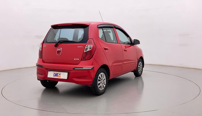 2013 Hyundai i10 SPORTZ 1.2 AT, Petrol, Automatic, 69,263 km, Right Back Diagonal