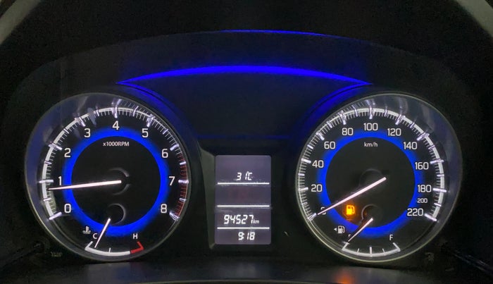 2018 Maruti Baleno DELTA PETROL 1.2, Petrol, Manual, 94,471 km, Odometer Image