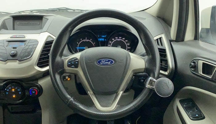 2015 Ford Ecosport TREND 1.5L PETROL, CNG, Manual, Steering Wheel Close Up
