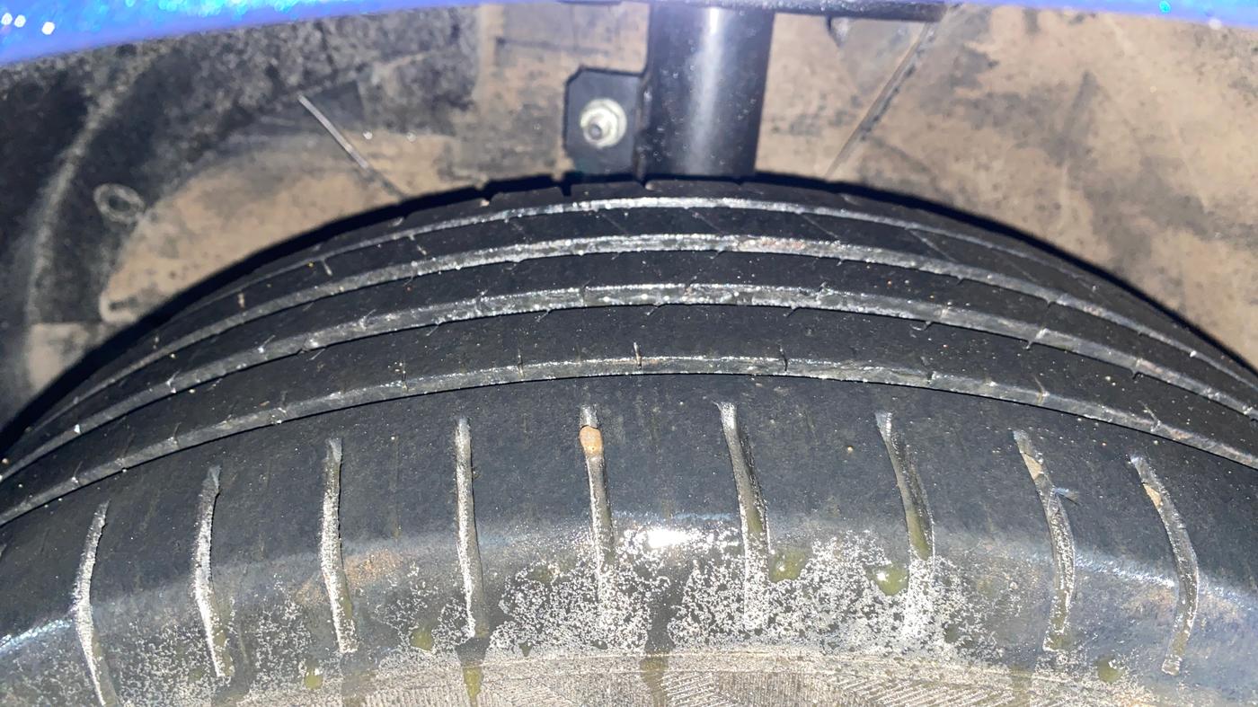2019 Maruti Baleno ZETA PETROL 1.2, Petrol, Manual, 50,672 km, Left Front Tyre Tread