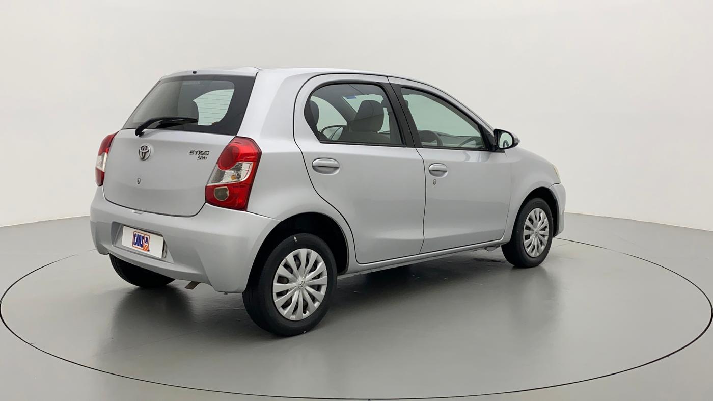 2015 Toyota Etios Liva V, Petrol, Manual, 56,536 km, Right Back Diagonal