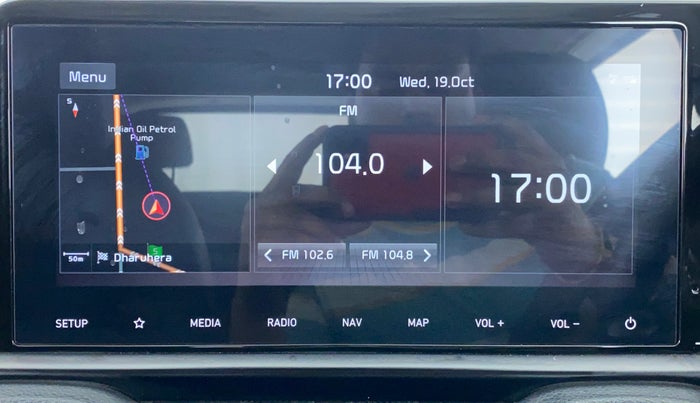 2020 KIA SONET GTX PLUS DCT 1.0, Petrol, Automatic, 28,171 km, Infotainment System