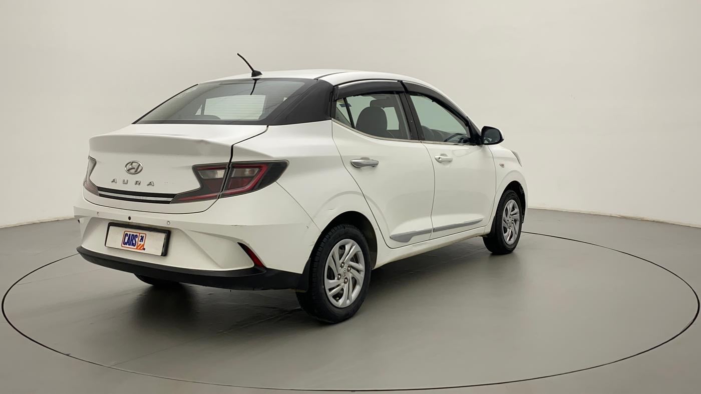 2021 Hyundai AURA S 1.2 CNG, CNG, Manual, 43,011 km, Right Back Diagonal