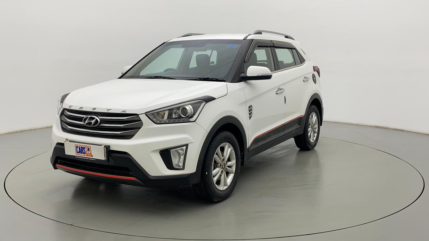 2016 Hyundai Creta SX PLUS 1.6 PETROL, Petrol, Manual, 45,050 km, Left Front Diagonal