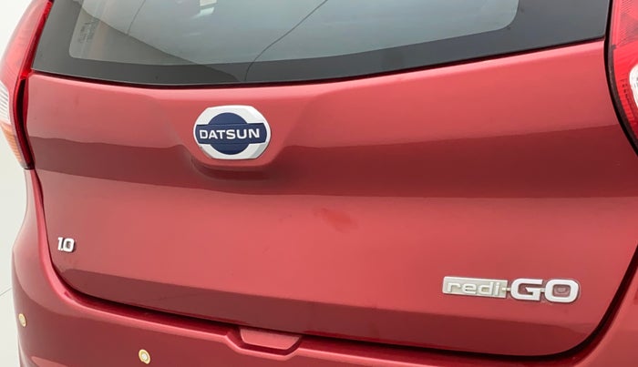2018 Datsun Redi Go S, Petrol, Manual, 30,685 km, Dicky (Boot door) - Paint has minor damage