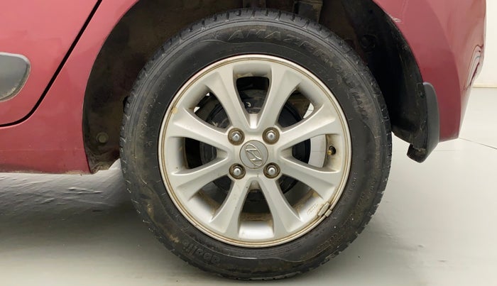 2015 Hyundai Grand i10 ASTA AT 1.2 KAPPA VTVT, Petrol, Automatic, 13,633 km, Left Rear Wheel