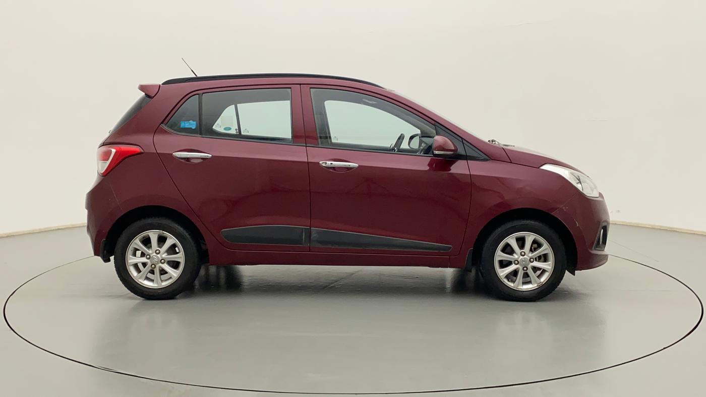 2015 Hyundai Grand i10 ASTA AT 1.2 KAPPA VTVT, Petrol, Automatic, 13,633 km, Right Side View