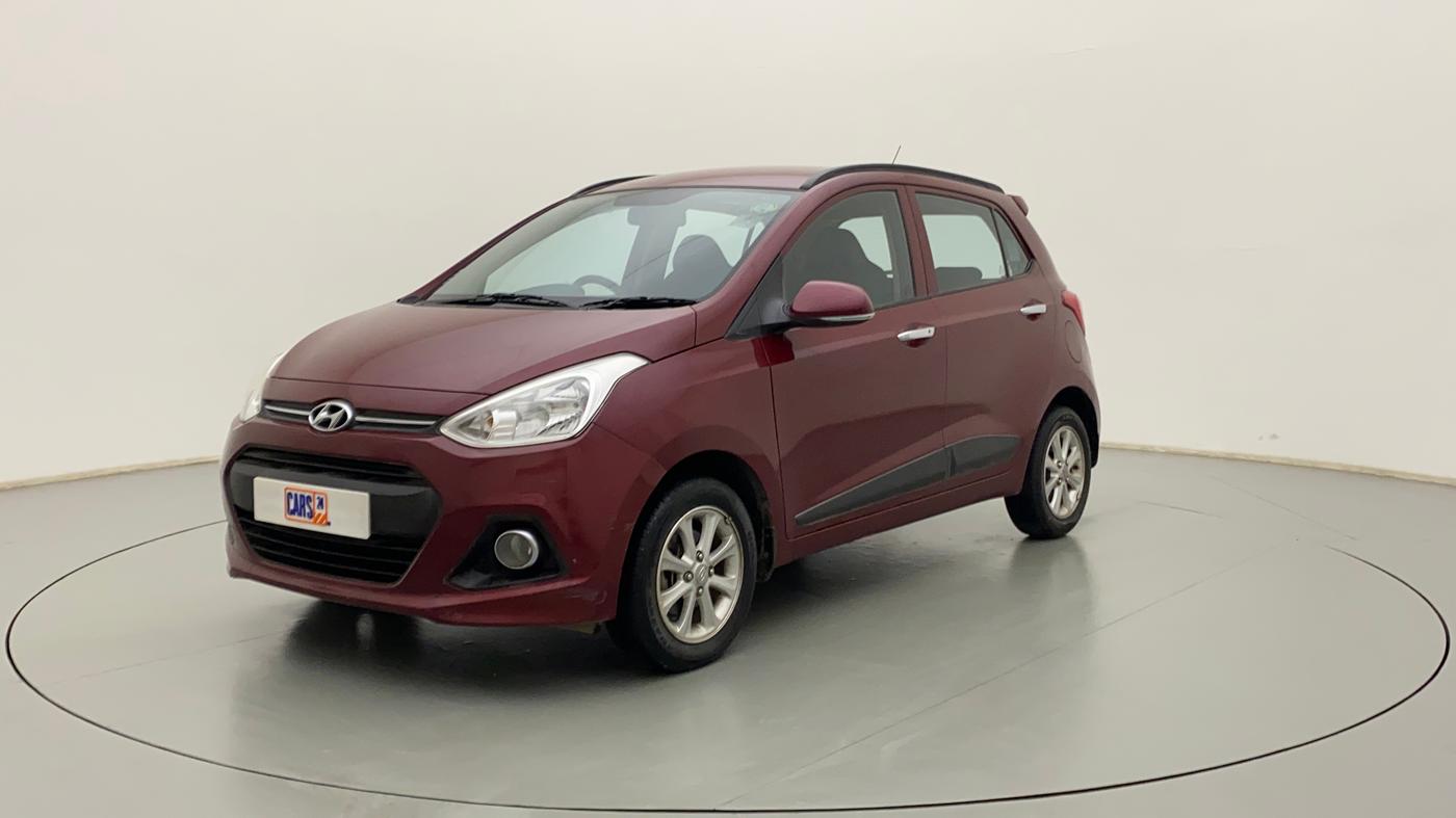 2015 Hyundai Grand i10 ASTA AT 1.2 KAPPA VTVT, Petrol, Automatic, 13,633 km, Left Front Diagonal