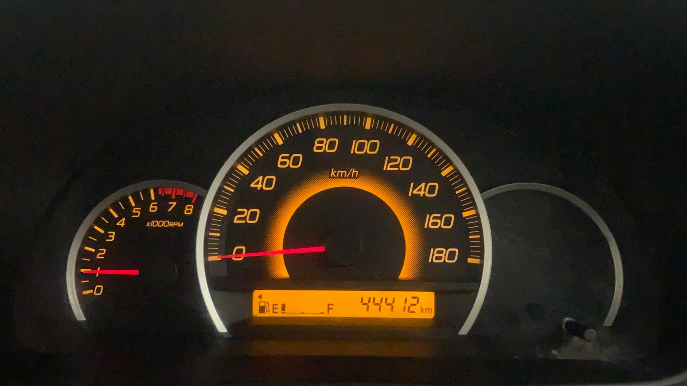 2013 Maruti Wagon R 1.0 VXI, Petrol, Manual, 44,509 km, Odometer Image