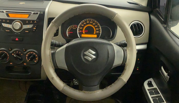 2013 Maruti Wagon R 1.0 VXI, Petrol, Manual, 44,509 km, Steering Wheel Close Up