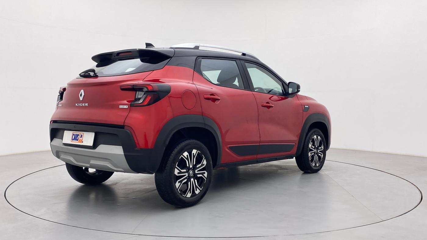 2021 Renault Kiger RXZ AMT 1.0 DUAL TONE, Petrol, Automatic, 5,059 km, Right Back Diagonal