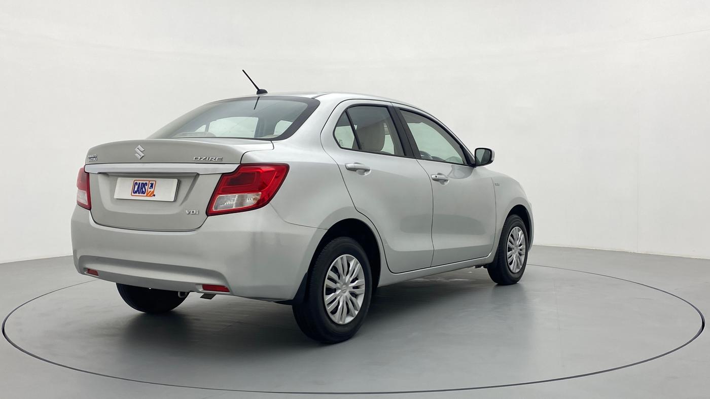 2017 Maruti Dzire VDI, Diesel, Manual, 51,281 km, Right Back Diagonal