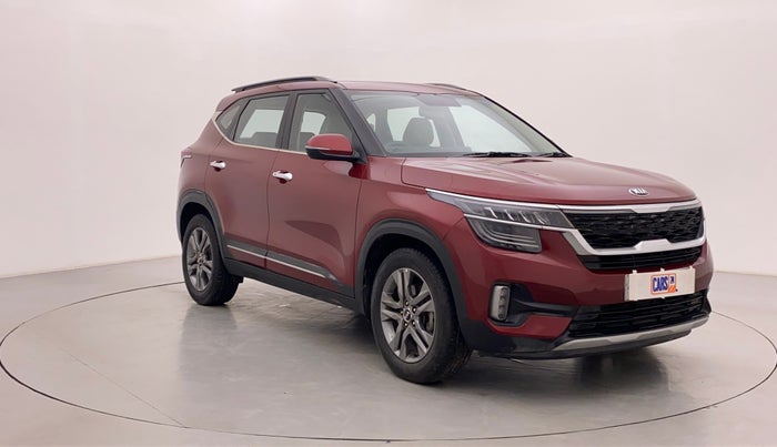 2021 KIA SELTOS HTX 1.5 PETROL MT, Petrol, Manual, 22,810 km, Right Front Diagonal