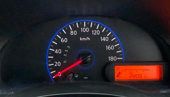 2017 Datsun Go T, Petrol, Manual, 28,061 km, Odometer Image