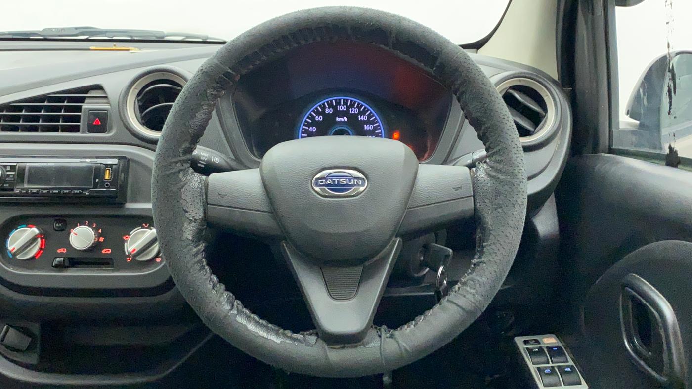 2019 Datsun Redi Go A, Petrol, Manual, 11,430 km, Steering Wheel Close Up
