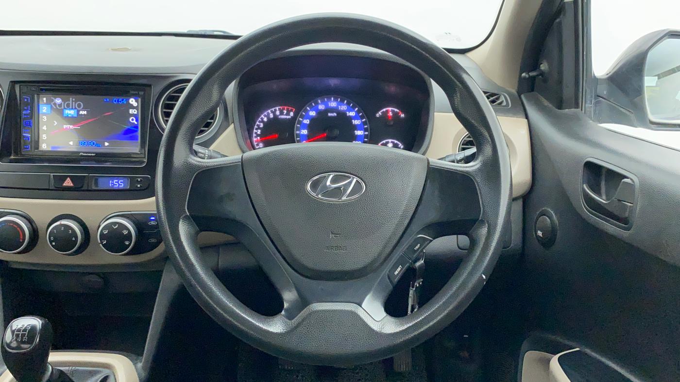2016 Hyundai XCENT PRIME T+ PETROL, Petrol, Manual, 42,321 km, Steering Wheel Close Up
