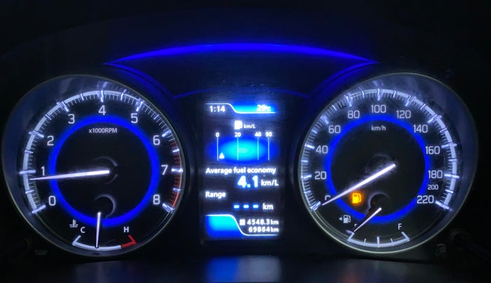2017 Maruti Baleno ZETA PETROL 1.2, Petrol, Manual, 70,118 km, Odometer Image