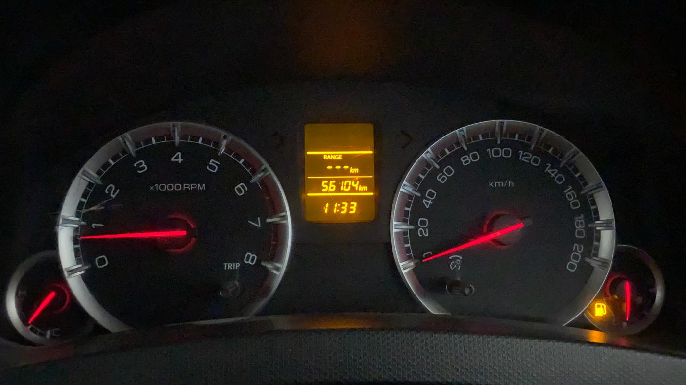 2014 Maruti Swift VXI, Petrol, Manual, 56,096 km, Odometer Image