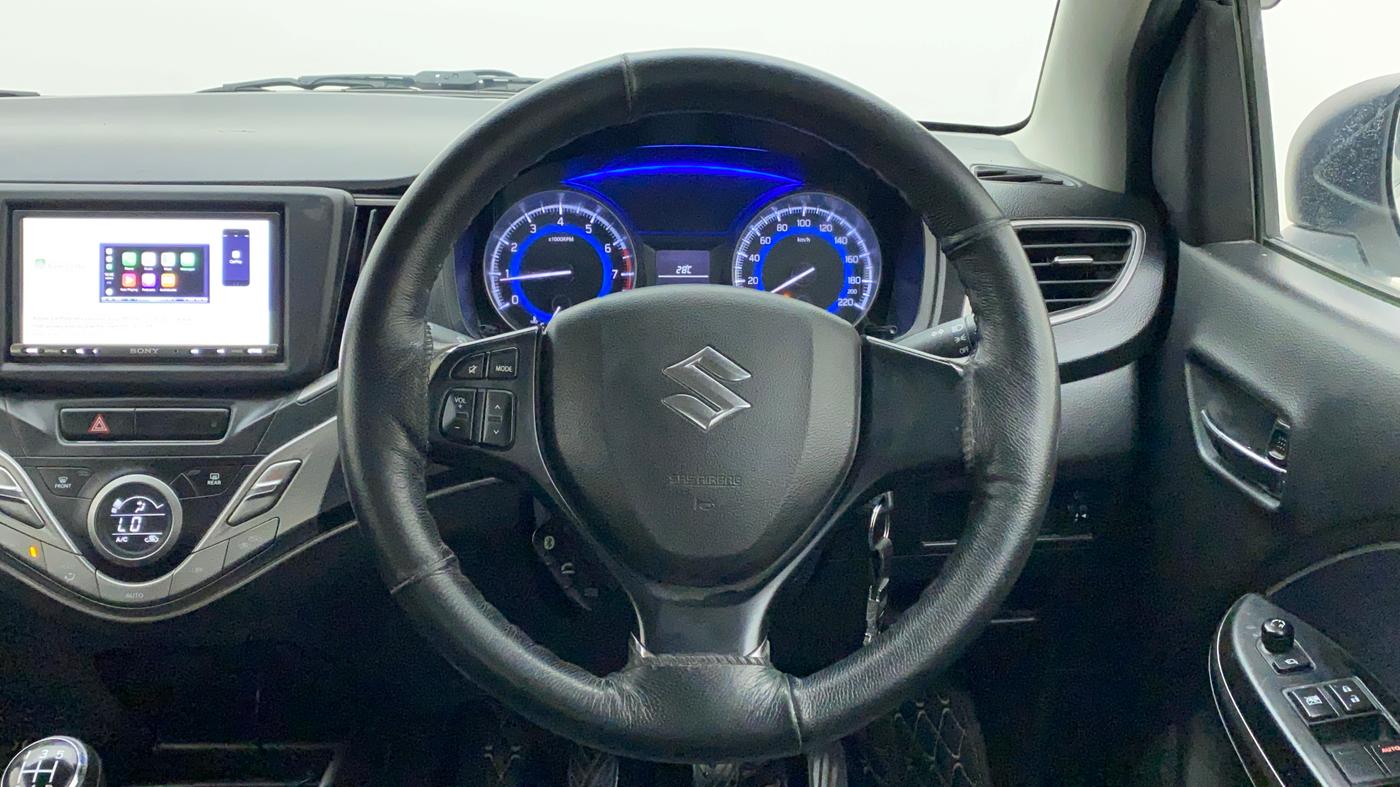 2019 Maruti Baleno DELTA PETROL 1.2, Petrol, Manual, 62,932 km, Steering Wheel Close Up