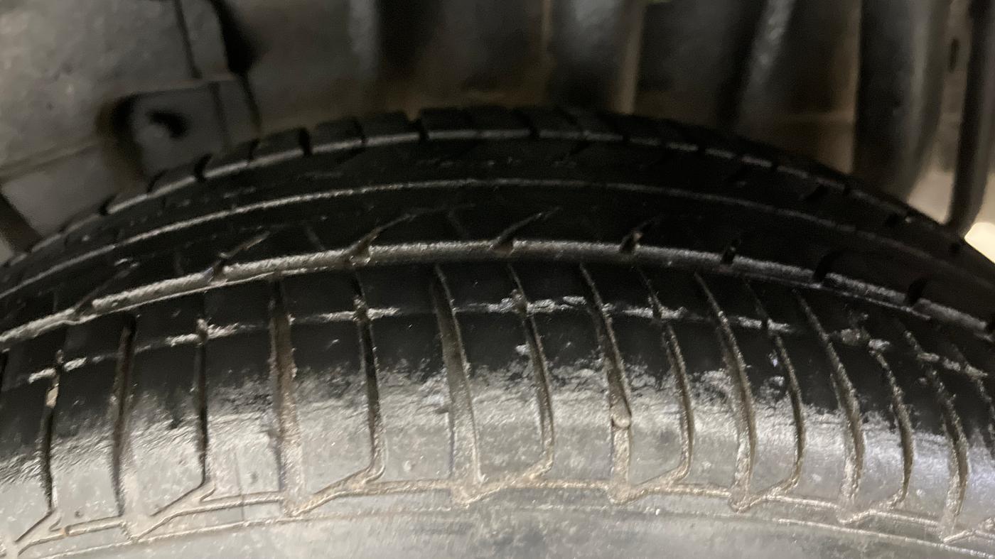 2021 Tata TIGOR XZ PLUS PETROL, Petrol, Manual, 49,809 km, Left Rear Tyre Tread