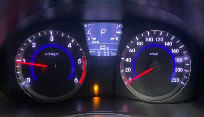 2014 Hyundai Verna FLUIDIC 1.6 CRDI SX AT, Diesel, Automatic, 81,531 km, Odometer Image