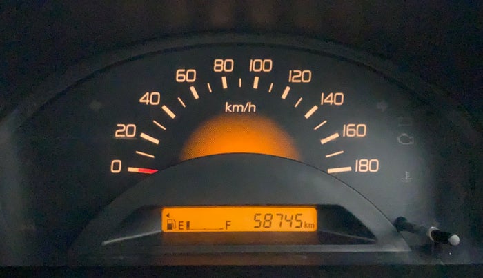 2015 Maruti Wagon R 1.0 LXI, Petrol, Manual, 58,991 km, Odometer Image