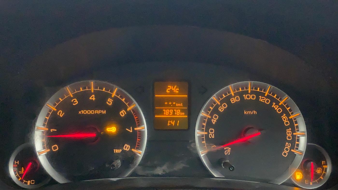 2014 Maruti Swift ZXI D, Petrol, Manual, 79,054 km, Odometer Image