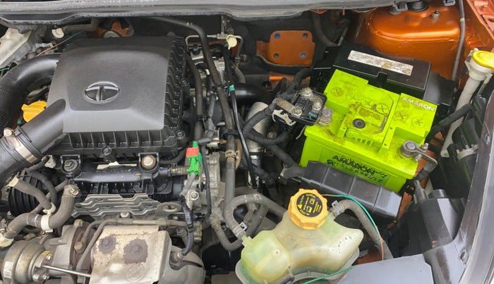 2019 Tata NEXON XZA PLUS PETROL DUAL TONE, Petrol, Automatic, 22,894 km, Engine View - Left