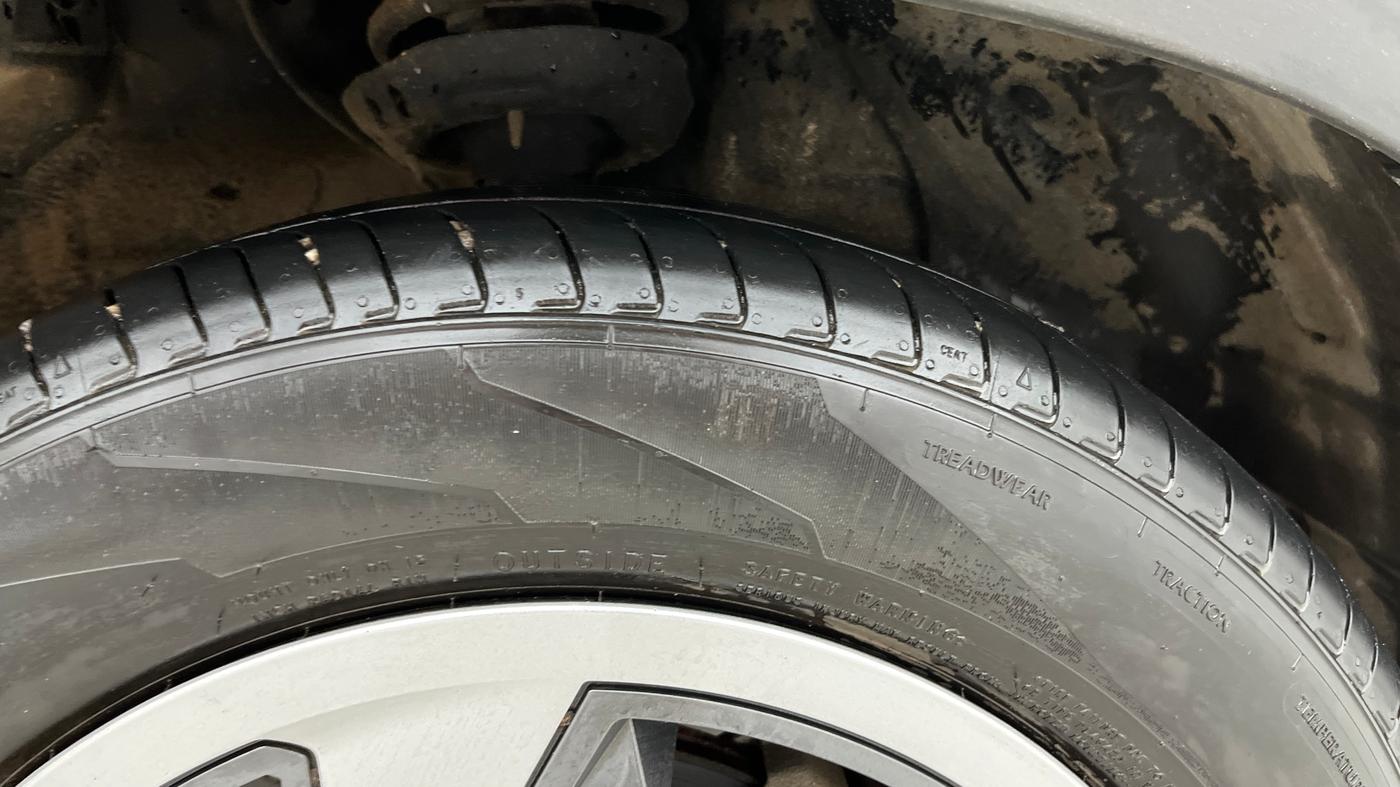 2024 Hyundai EXTER SX 1.2 MT, Petrol, Manual, 10,432 km, Right Front Tyre Tread