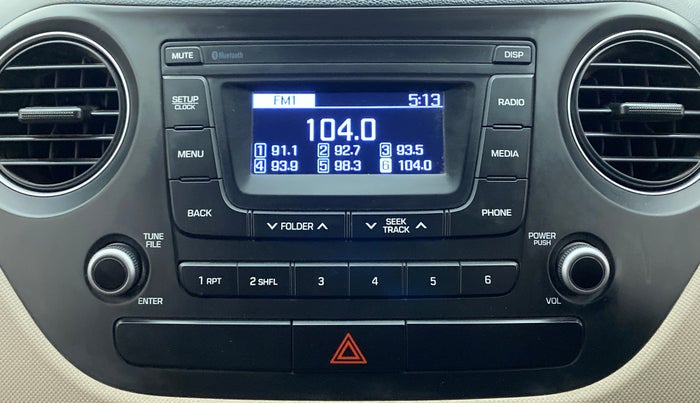 2018 Hyundai Grand i10 MAGNA 1.2 KAPPA VTVT, Petrol, Manual, 36,703 km, Infotainment System