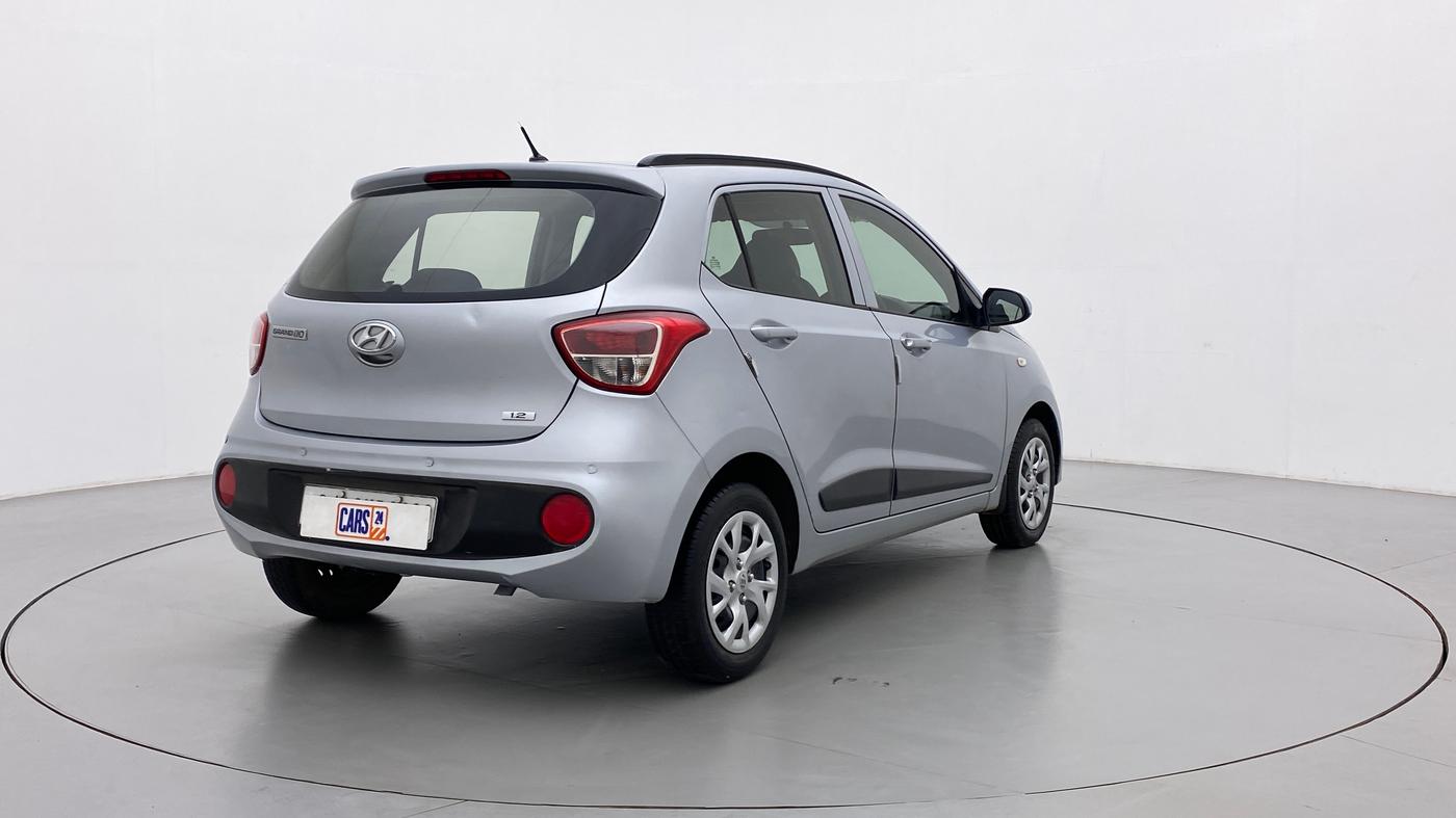 2018 Hyundai Grand i10 MAGNA 1.2 KAPPA VTVT, Petrol, Manual, 36,703 km, Right Back Diagonal
