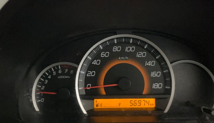 2015 Maruti Wagon R 1.0 VXI, Petrol, Manual, 56,915 km, Odometer Image