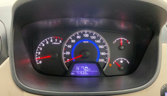 2016 Hyundai Grand i10 ASTA (O) AT 1.2 KAPPA VTVT, Petrol, Automatic, 71,494 km, Odometer Image