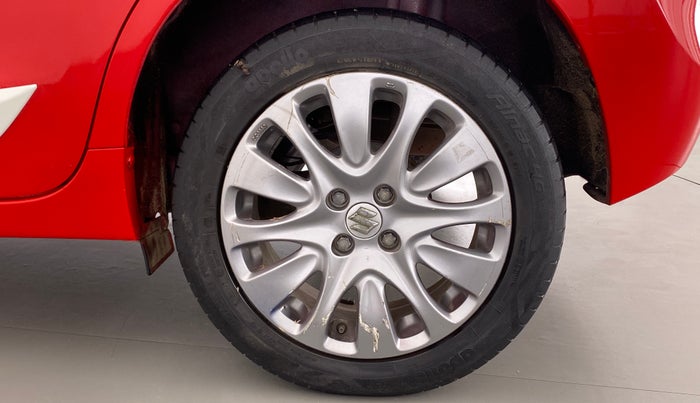 2015 Maruti Baleno ALPHA PETROL 1.2, Petrol, Manual, 77,388 km, Left Rear Wheel