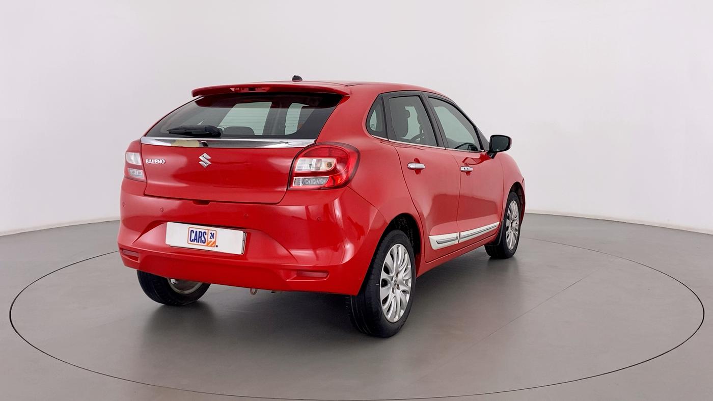 2015 Maruti Baleno ALPHA PETROL 1.2, Petrol, Manual, 77,388 km, Right Back Diagonal