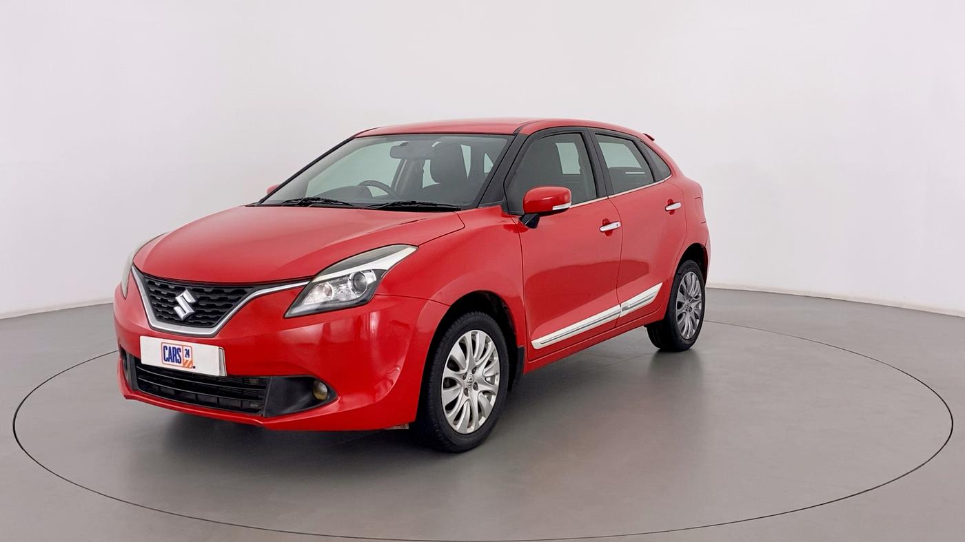 2015 Maruti Baleno ALPHA PETROL 1.2, Petrol, Manual, 77,388 km, Left Front Diagonal