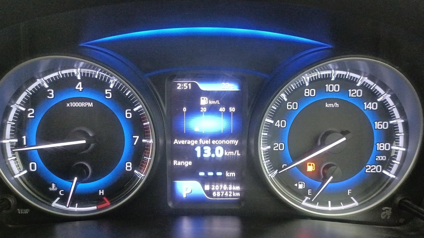 2020 Toyota Glanza V CVT, Petrol, Automatic, 68,732 km, Odometer Image