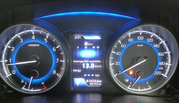 2020 Toyota Glanza V CVT, Petrol, Automatic, 68,732 km, Odometer Image