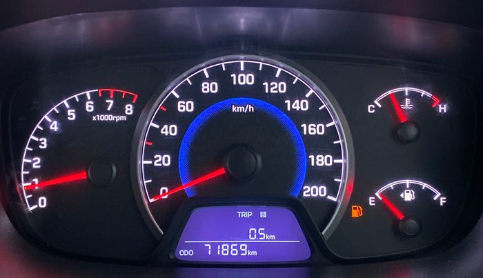 2015 Hyundai Grand i10 ASTA 1.2 KAPPA VTVT, Petrol, Manual, 71,951 km, Odometer Image