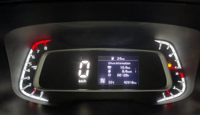 2021 KIA SONET HTK PLUS 1.0 IMT, Petrol, Manual, 42,897 km, Odometer Image