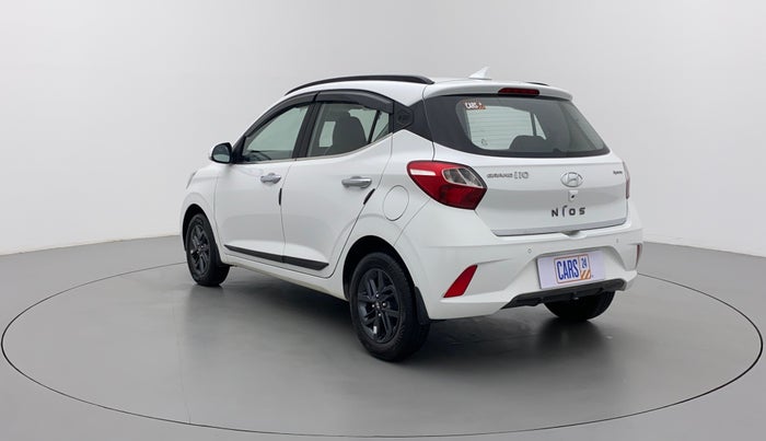 2021 Hyundai GRAND I10 NIOS SPORTZ AMT 1.2 KAPPA VTVT, Petrol, Automatic, 17,916 km, Left Back Diagonal
