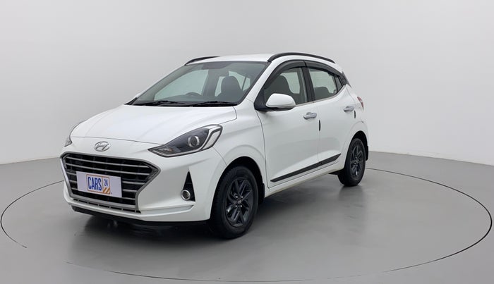2021 Hyundai GRAND I10 NIOS SPORTZ AMT 1.2 KAPPA VTVT, Petrol, Automatic, 17,916 km, Left Front Diagonal