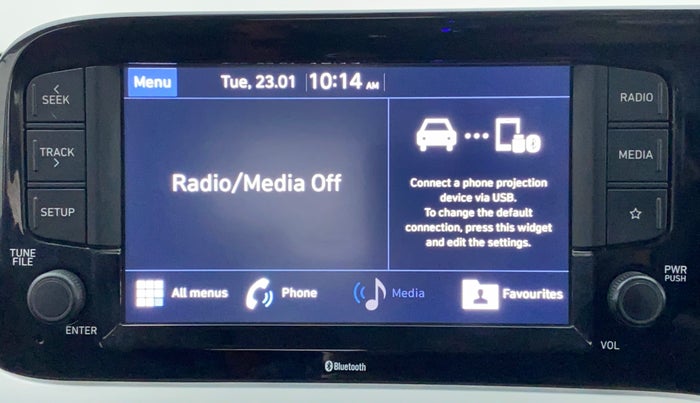 2021 Hyundai GRAND I10 NIOS SPORTZ AMT 1.2 KAPPA VTVT, Petrol, Automatic, 17,916 km, Infotainment System