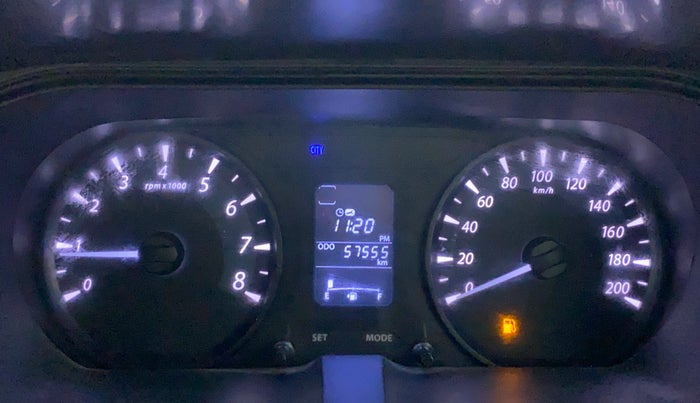 2018 Tata Zest XE PETROL, CNG, Manual, 57,554 km, Odometer Image