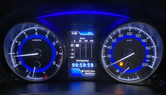 2021 Maruti Baleno ZETA PETROL 1.2, Petrol, Manual, 48,600 km, Odometer Image