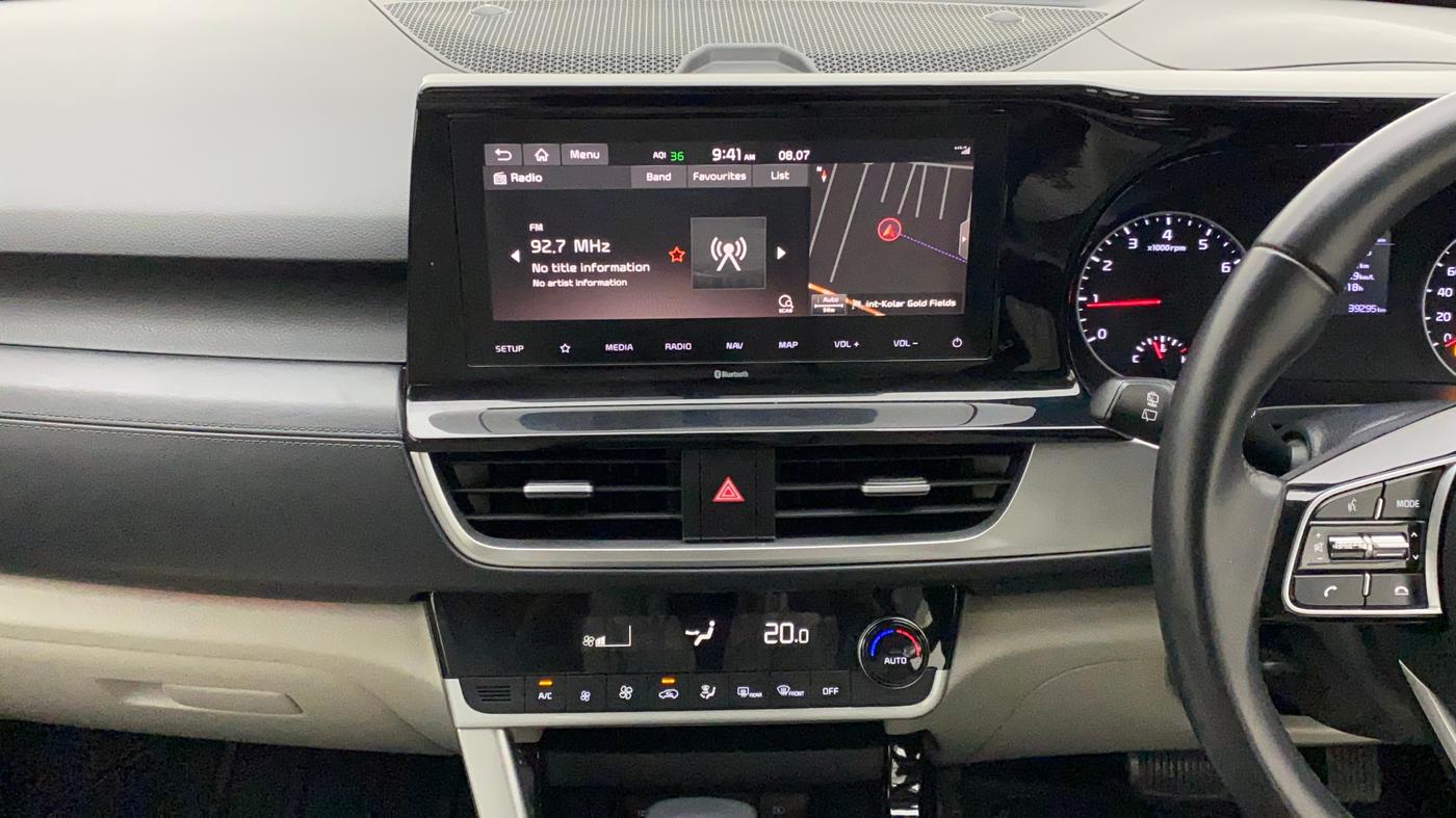 2022 KIA SELTOS HTX IVT 1.5 PETROL, Petrol, Automatic, 39,295 km, Air Conditioner